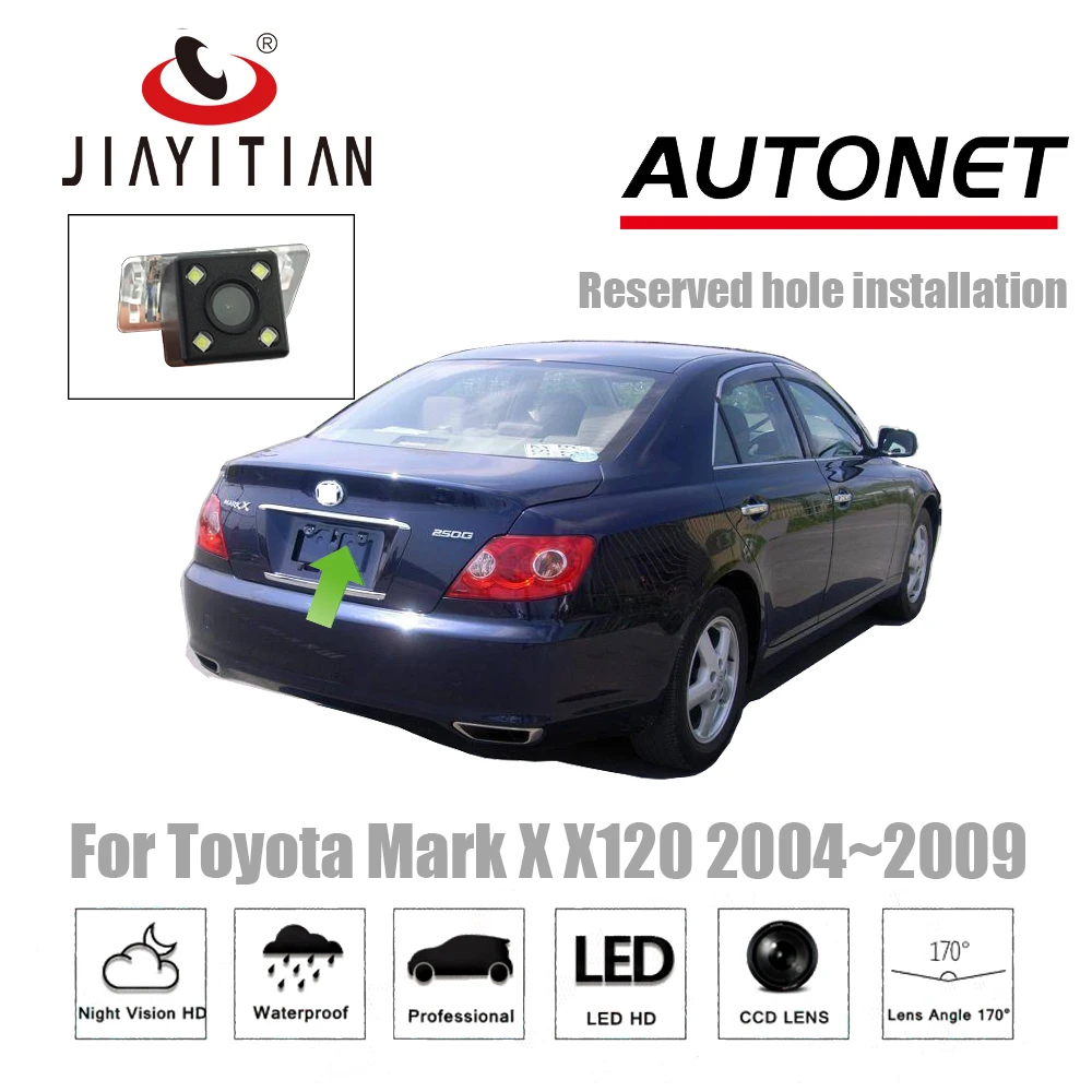 

JiaYiTian Rear View Camera For Toyota Mark X RIZE 2004~2009 X120CCD Night Vision/Reverse Camera/Backup Camera/Parking Assistance