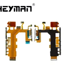 Шлейф боковой кнопки для sony Z2 D6502 D6503(боковые кнопки кнопка запуска зуммер с микрофоном с компонентами