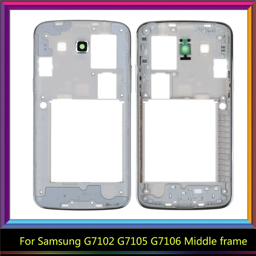 Для Samsung Galaxy Grand 2 Ближний Рама корпуса рамка G7105 SM-G7102 G7106 Duos мобильный телефон