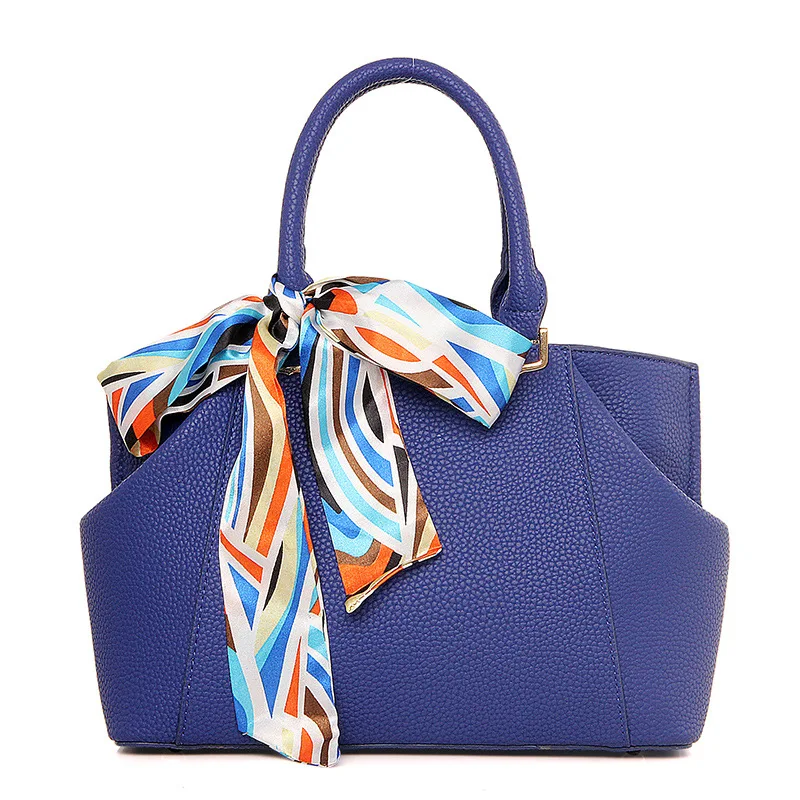 

Fashion Simple OL Shoulder Bag For Women Messenger Bags With Scarves Casual Tote Ladies Bolsa Feminina Women Leather Handbags