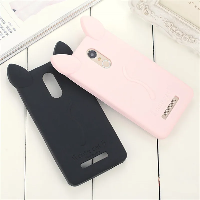 

Xiaomi Redmi Note 3 Case 3D Lovely Cartoon Cat Ears TPU gel Soft Silicon Case for Xiaomi Redmi Note 3 Pro Prime Case Cover capa