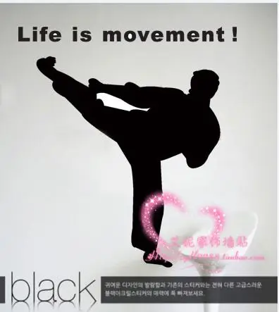 Кикбоксинг стены стекло декоративные наклейки обои Гостиная фабрика будет