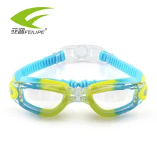 Детские плавательные очки для мальчиков и девочек Детские противотуманные водонепроницаемые очки для плавания оборудование для плавания от 5 до 10 лет