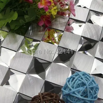 nine surface with diamond mirror aluminum metal
