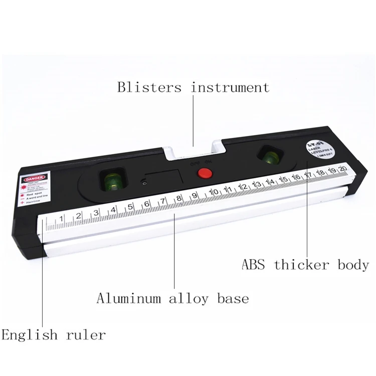 Лазерный уровень 4 в 1 вертикальный горизонт поперечная линия Магнитная измерительная лента выравниватель лазерные маркировочные линии точные оптические инструменты