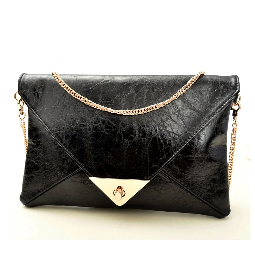 2017 Hot Promotion! Envelope clutch bag messenger bag shoulder pouch women pu leather handbags A40-246