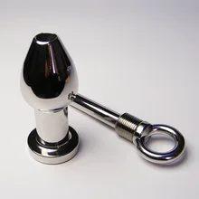 2016 NEW Anal toy Male Stainless Steel Anal plug Sex Toys Big Butt Plug Fetish Sex Product