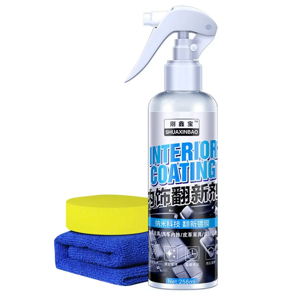 

New Style 256ML Glazing Wax Leather Seat Care Agent Renovation Agent Coating Automotive Interior Refurbishment Repair