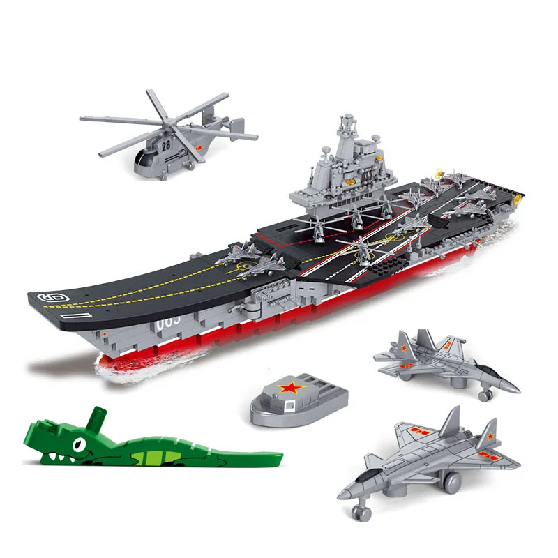 Sluban Military Aircraft carriers Building Block Toys Set