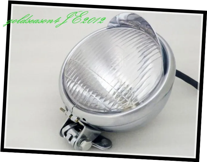 

Chrome 5.5" Steel Headlight for Honda Shadow VT VTX Chopper Cruiser