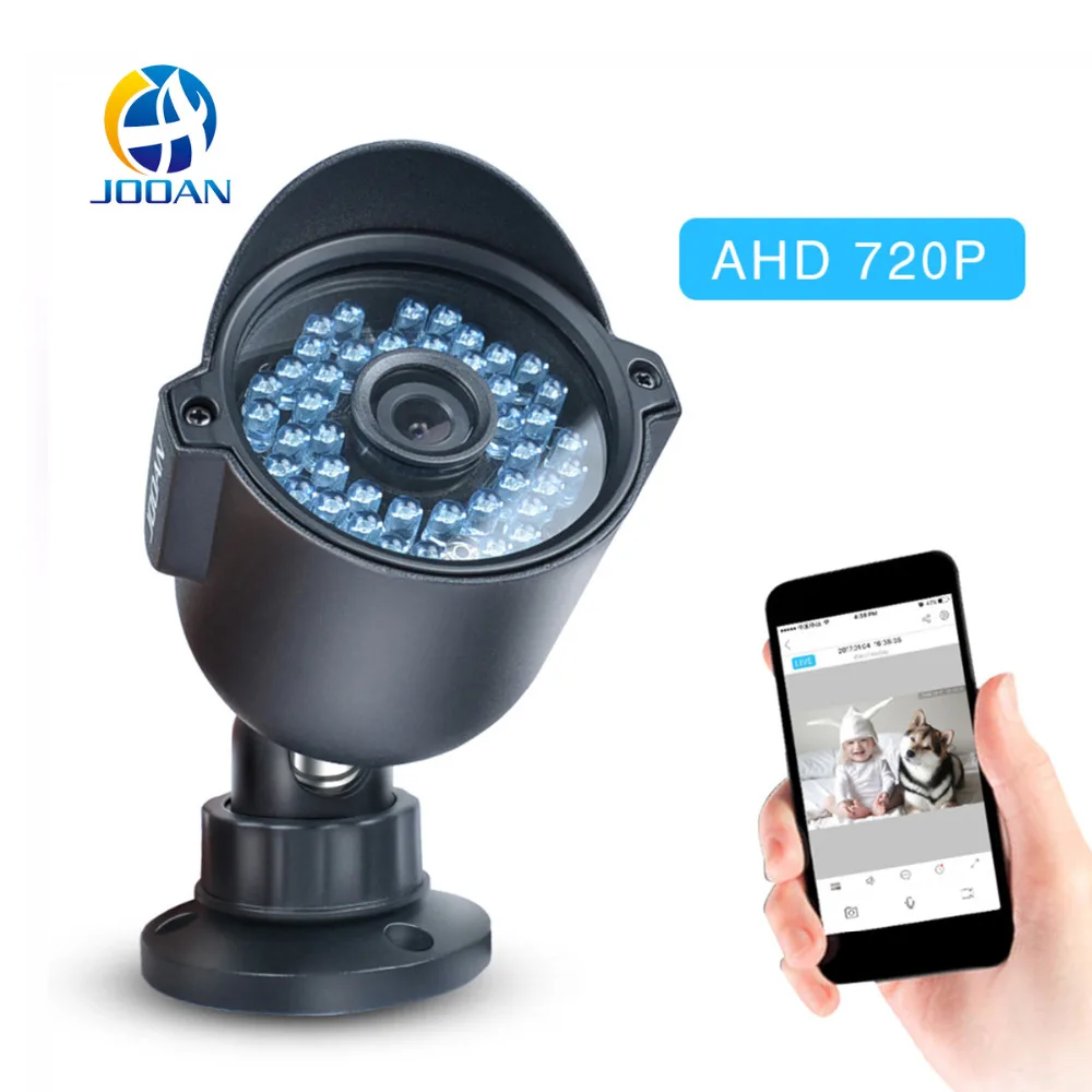 

JOOAN 720P Security Camera CMOS Sensor 42 IR-Leds 3.6mm Lens Waterproof Outdoor Bullet CCTV Video Surveillance Camera