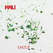 Хамелеон пигмент, большой размер хамелеон, хлопья хамелеон, товар: 1542LP, цвет: сине-зеленый-золотой, вес: 1 грамм