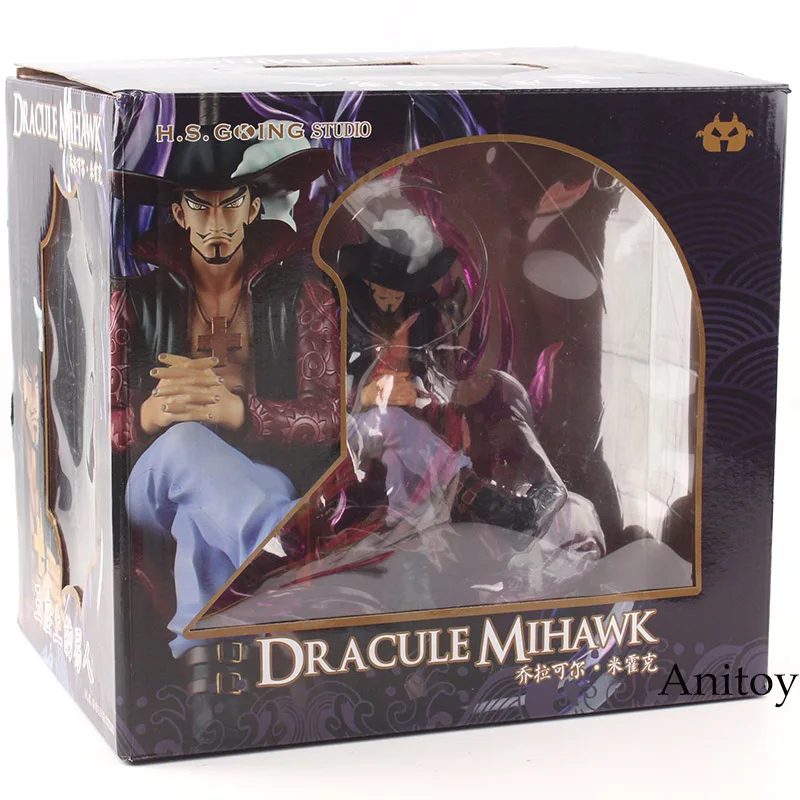 Фигурка героя из аниме Dracule Mihawk one piece GK статуя ПВХ Коллекционная модель игрушки 19 см