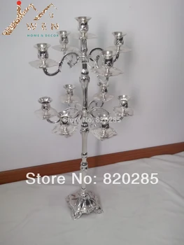 

Tallest centerpiece candelabra, 105cm height 11-lights candle holder, party or celebration floor candle holder