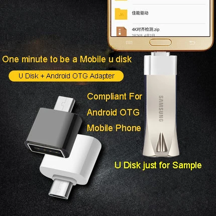 SAMSUNG USB 3,1 флеш-накопитель 32 Гб 128 г флеш-накопитель USB DIY логотип мини флеш-память Memoria Stick устройство для хранения U диск флешка - Цвет: Plus OTG Adapter