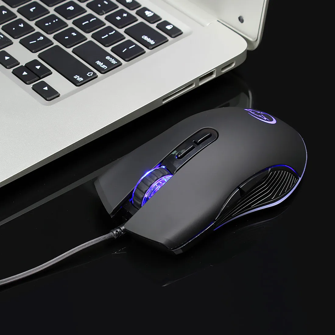 Мышь Raton Ordenador черная проводная мышь Dpi игровая эргономичная геймерская Usb