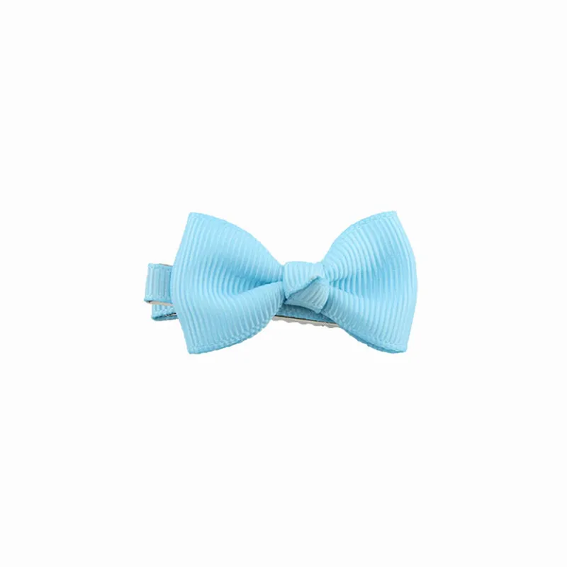 Fashion Baby Girl Ribbon Mini Hair Clip Pin Accessories For Children Hair Bow Barrette Hairpin Sweet Girls Hairgrip Headwear (7)