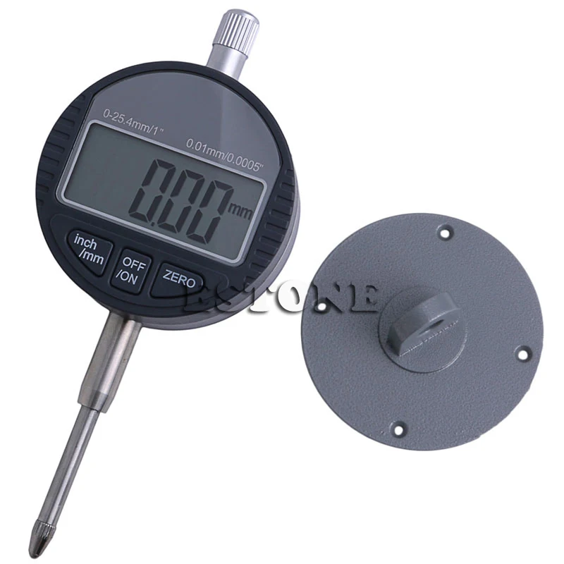 

0.01mm/0.0005" Range 0-25.4mm/1" Gauge Digital Dial indicator Precision Tool New 2018