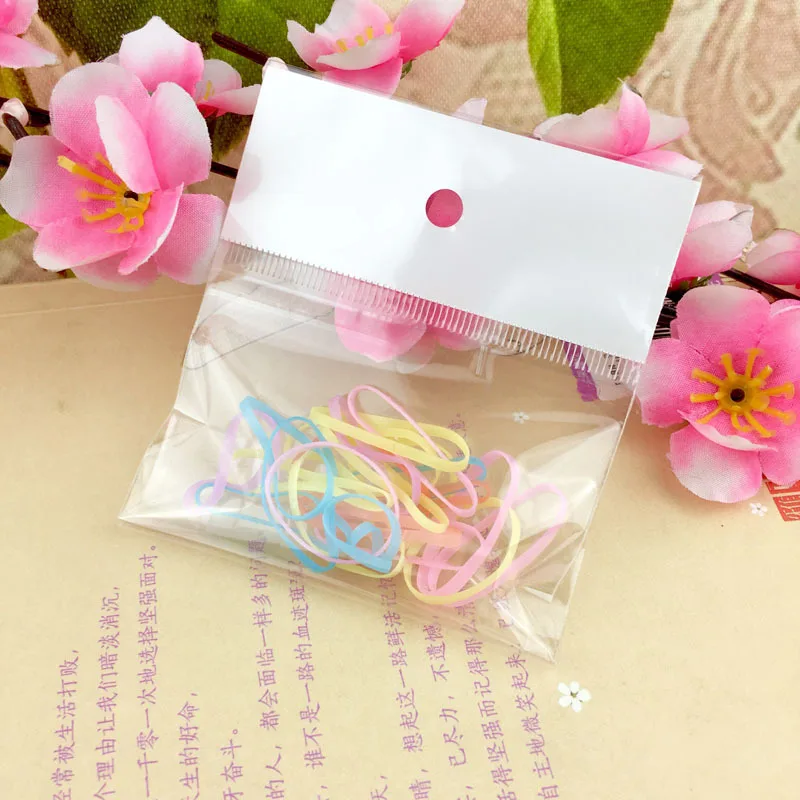 

2018 New Child Baby Hair Holders Rubber Bands Elastics Girl's Tie Gum About 20pcs/bag