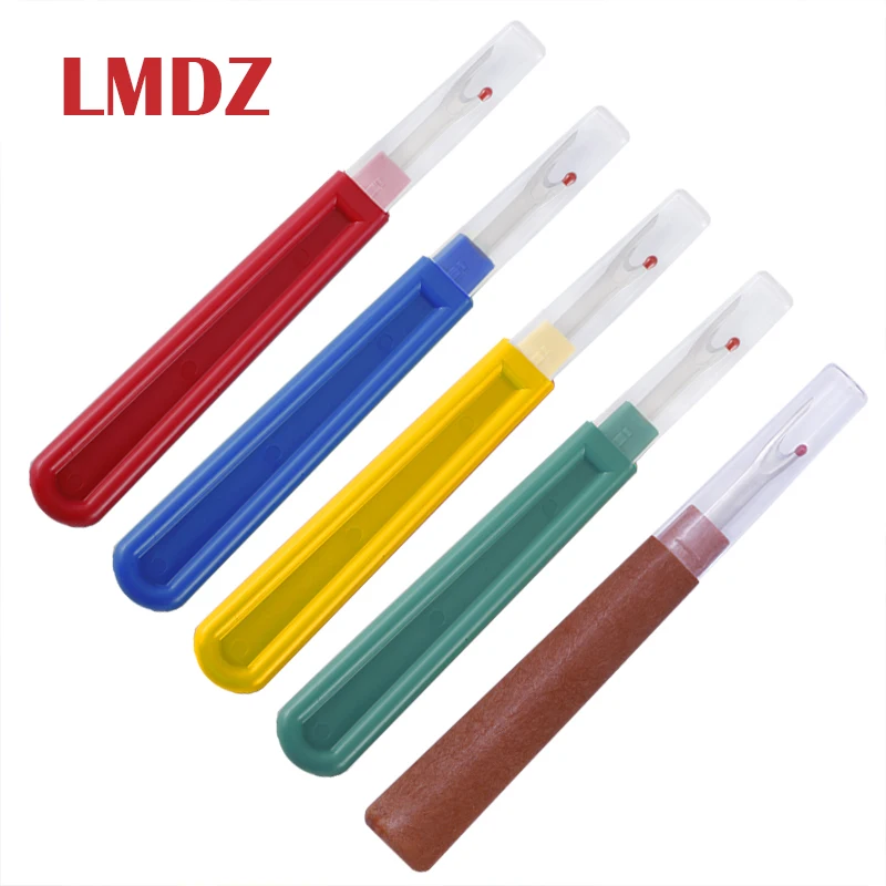 

LMDZ Seam Ripper Cross Stitch Sewing Tools Sharp Stitches Removed Tool Safe Plastic Handle Craft Thread Cutter