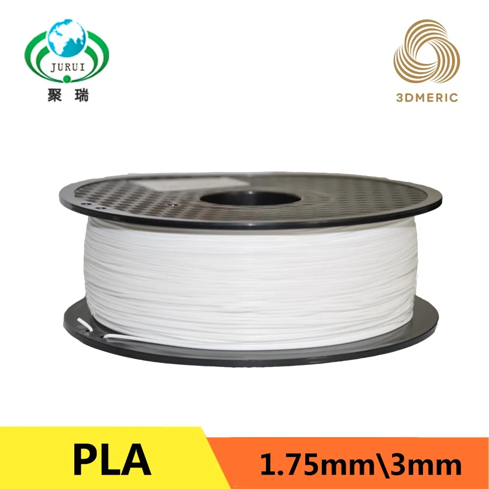 

Free Shipping 3D Printer Filament 1kg/2.2lb 1.75mm PLA White