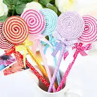 Free ship!!1lot=80 pc!!Cute lollipop pen/Funny ballpoint pen/fashion pen/creative stationery/student gift