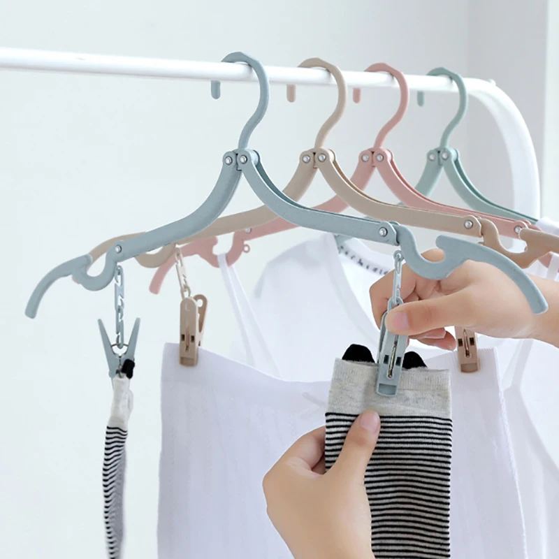 

Portable Folding Clothes Hanger Multifunction Magic Stretch Drying Rack Home Wardrobe Storage Rack JJJRY726