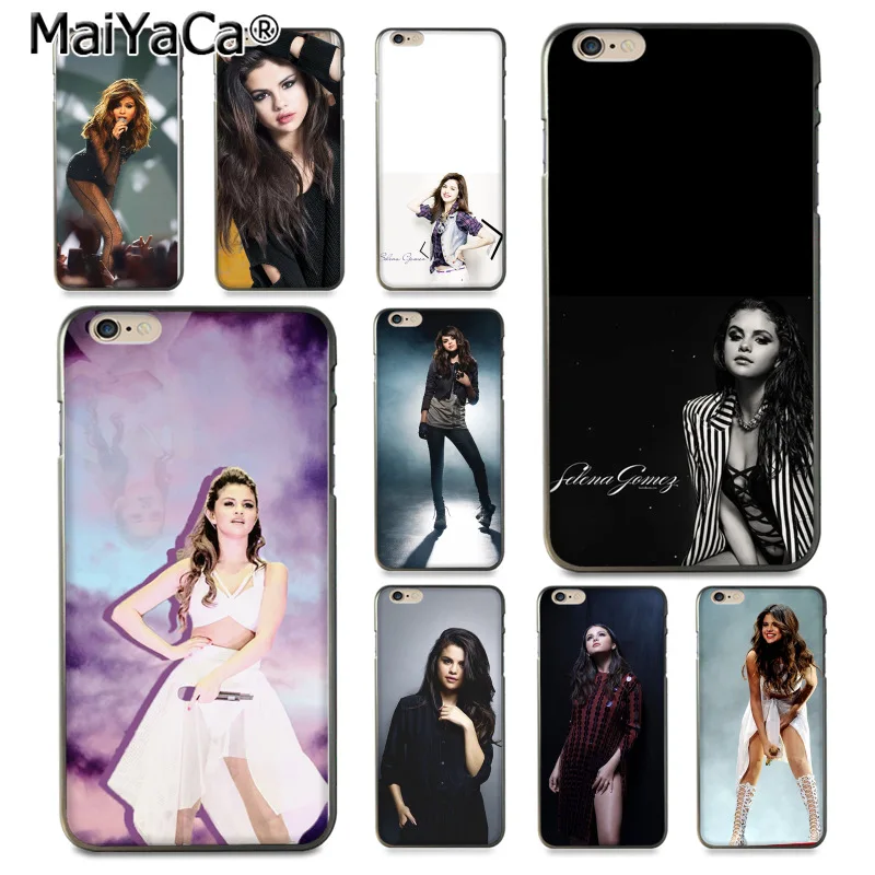 

MaiYaCa Selena Gomez Drawing TPU phone case for iPhone 8 7 Plus 6 6S Plus X XS XR XSMax 10 5 5S SE Coque Shell