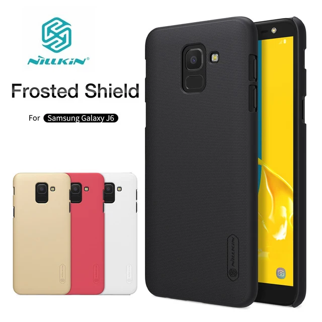 

For Samsung Galaxy J6 NILLKIN Super Frosted Shield hard back cover For Samsung Galaxy J6 case