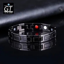[FCY] Европа и Азия непопулярный браслет для магнитотерапии Модные мужские титановые стальные аксессуары