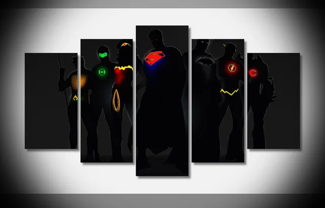 P0244 Justice League The Flashpoint Paradox Poster Framed Gallery P0244 Justice League The Flashpoint Paradox Poster Framed Gallery Wrap Art Print Home Wall Decor