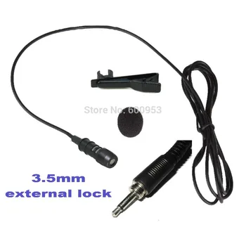 

High Quality Lavalier Lapel Cardioid Uni-directional Microphone FOR PC Wireless Mic system (3.5mm mono external )