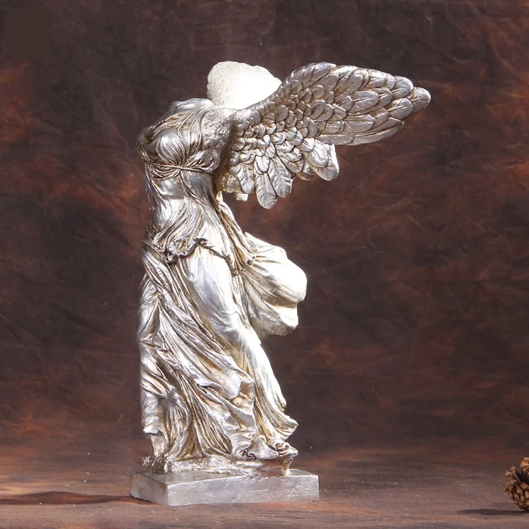 Древняя Греция Крылатая победа Samothrace скульптура ручной работы из смолы