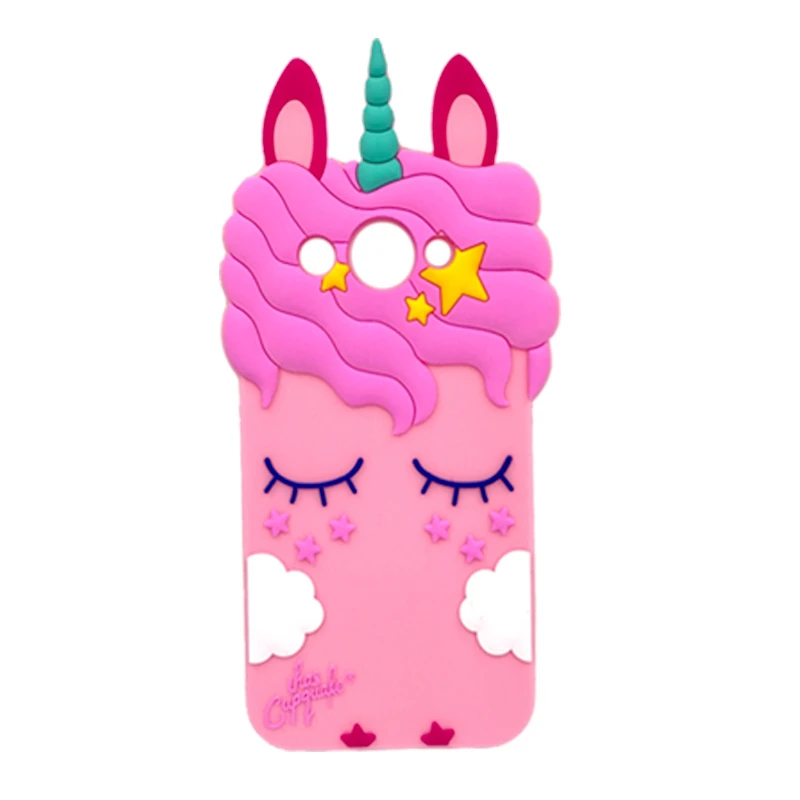 

Cute 3D Cartoon Pink Unicorn Soft Silicone Case For Huawei Honor 7C 7A Pro Y3 2017 Y5 Lite Y6 Prime 2018 Girls Phone Back Cover