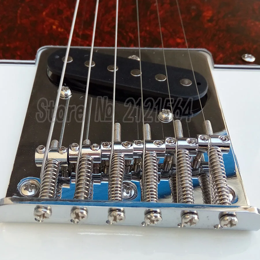 New Electric Guitar TL white body Black binding Maple Fretboard Chinese Custom Shop high quality New Electric Guitar TL white body Black binding Maple Fretboard Chinese Custom Shop high quality