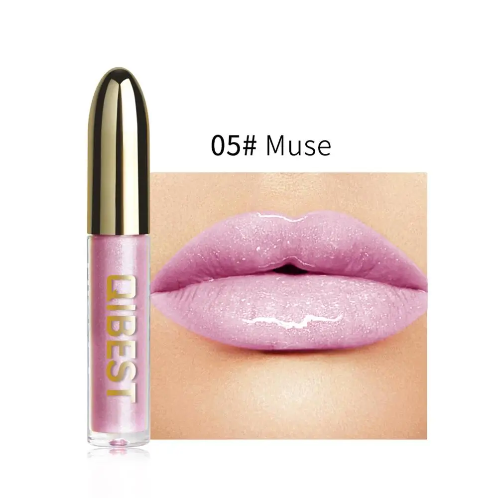 28 Colors Long Lasting Moisturizer Glitter LipGloss Tint Cosmetics Nutritious Shimmer Liquid Lipstick Beauty Lips Makeup maquiag - Color: 05