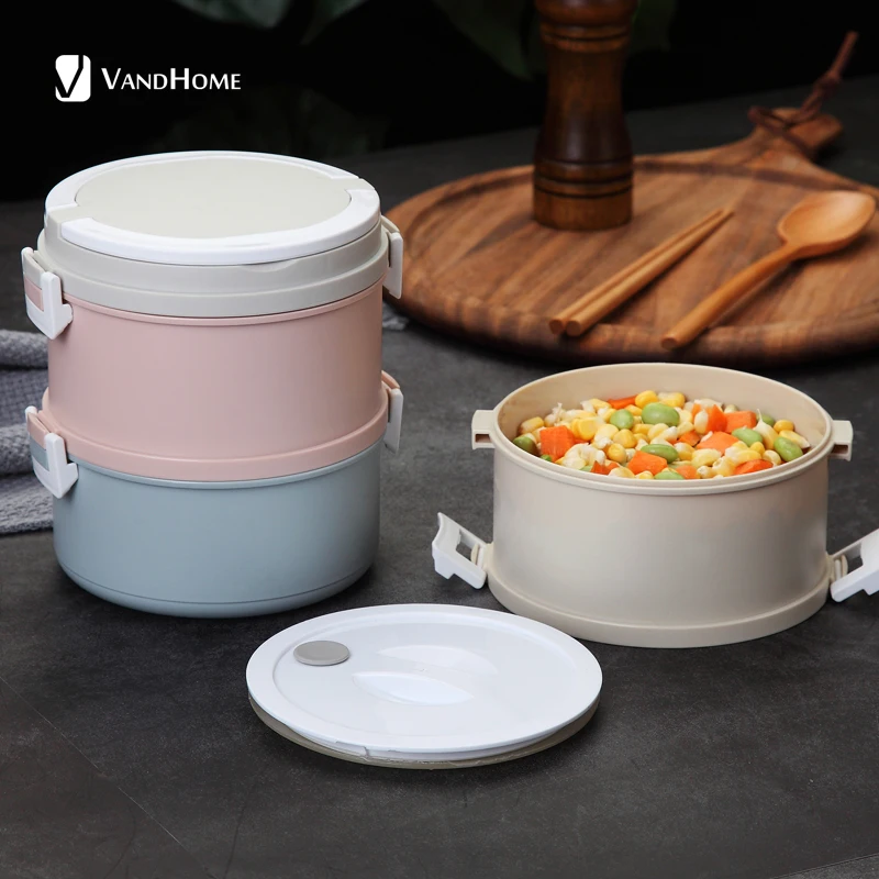 VandHome микроволновый Ланч бокс для детей японский пластиковый детский Бенто