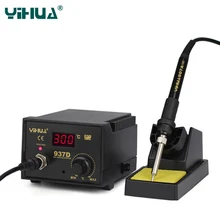 Паяльник YIHUA 937D паяльная станция с регулируемой температурой, Электрический паяльник 220 В 110 В паяльник