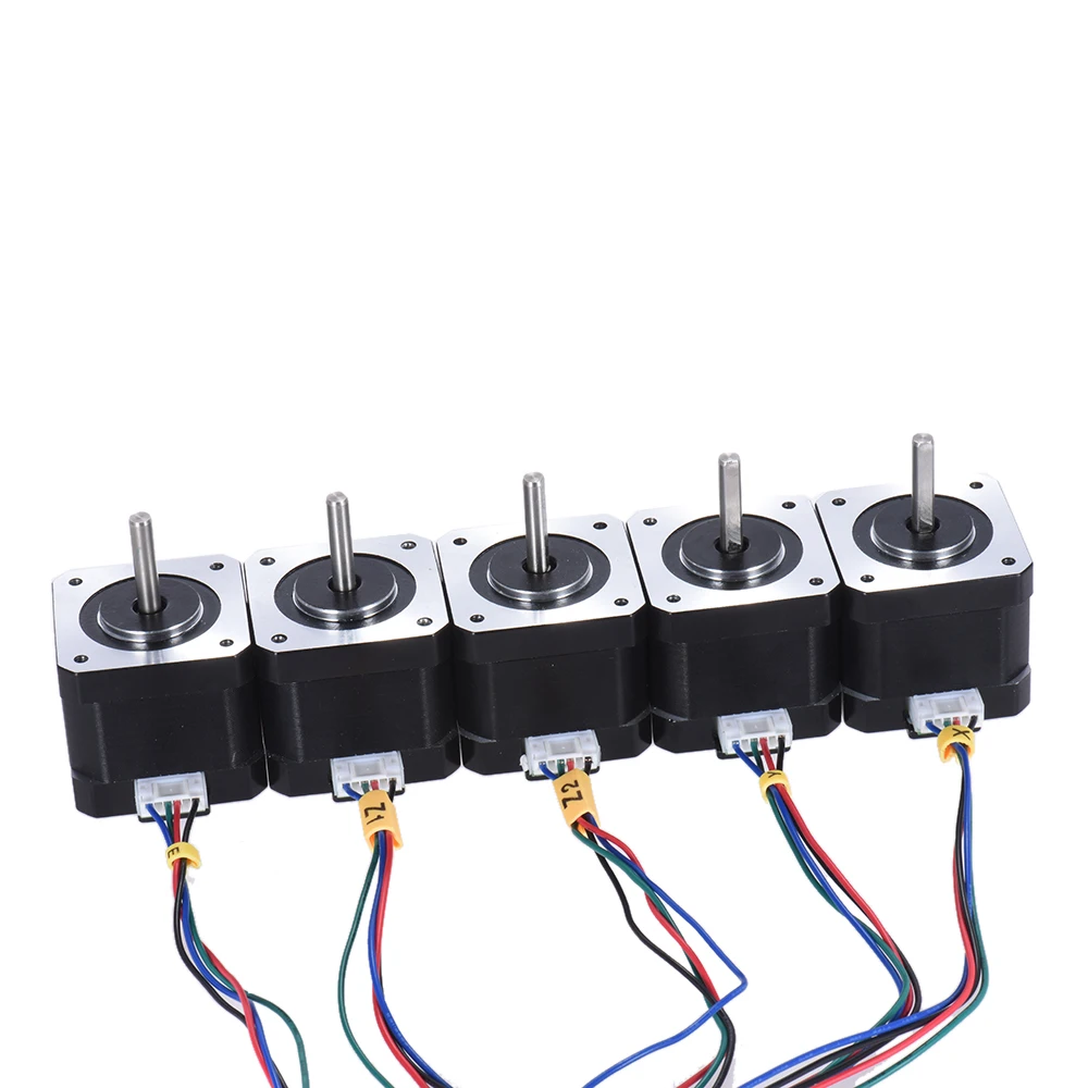 

3D Printer Parts Motor Nema 17 Stepper Stepping Motor Drive Control 2 Phase 1.8 Degree 0.9A 0.4N.M 42mm 90cm Lead Cable e3d v6