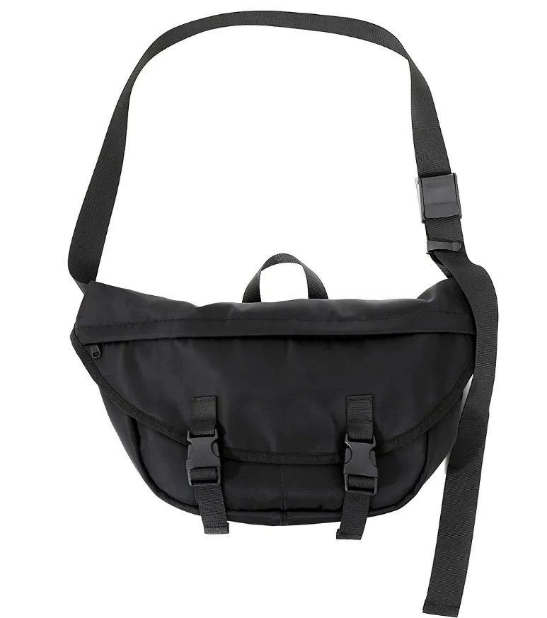

versatile casual shoulder bags tactical chest bag Functional package half moon messenger bag japanese style ins