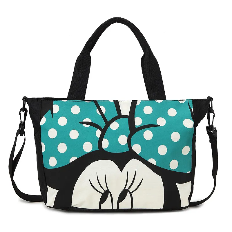 Дисней плюшевый рюкзак Микки Маус сумка мессенджер мультфильм леди нейлон плечо женская сумка женский модный шнурок высокой емкости - Цвет: 1
