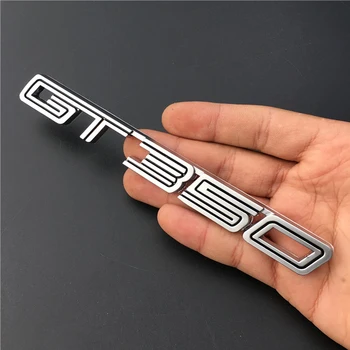

1 PC Car Body Stickers GT350 Metal Emblem Refitting Car Styling Body Badge Car Accessory Exterior Decoration for Ford Mustang