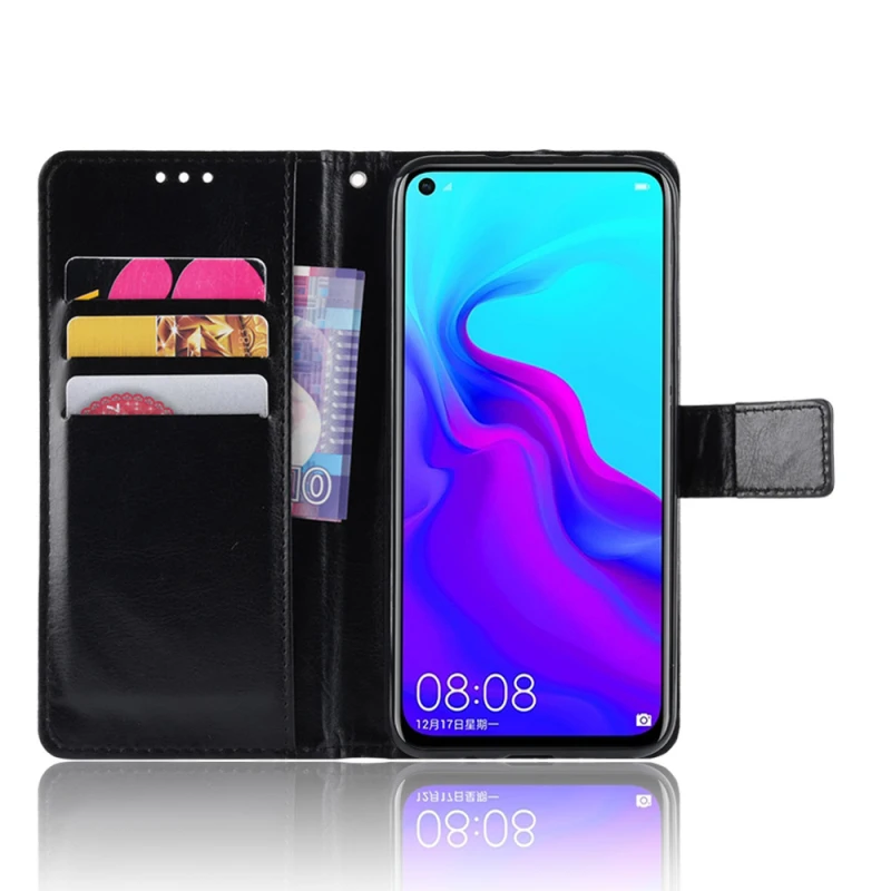 Huawei Nova 4 PU leather+TPU flip case_4