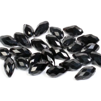 

Crystal Teardrop Beads Black 5*7MM/6*12MM Available Crystal Glass Drop Beads For Jewelry Making