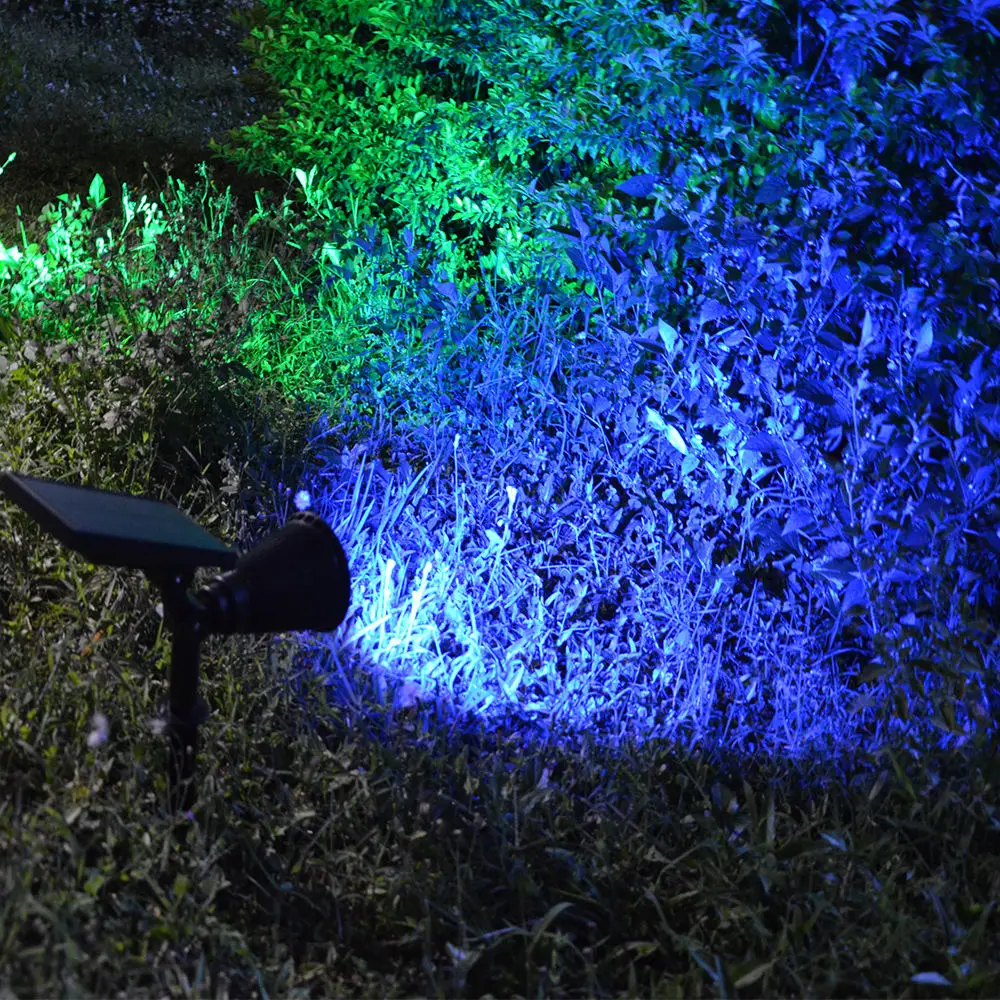 Solares à Prova Água ao ar Holofotes para o Jardim Khlitec Pack Solar Focos Led Wall Paisagem Luz Ajustável 2-em-1 d' Livre 2 4 11 Cheap Lâmpadas solares