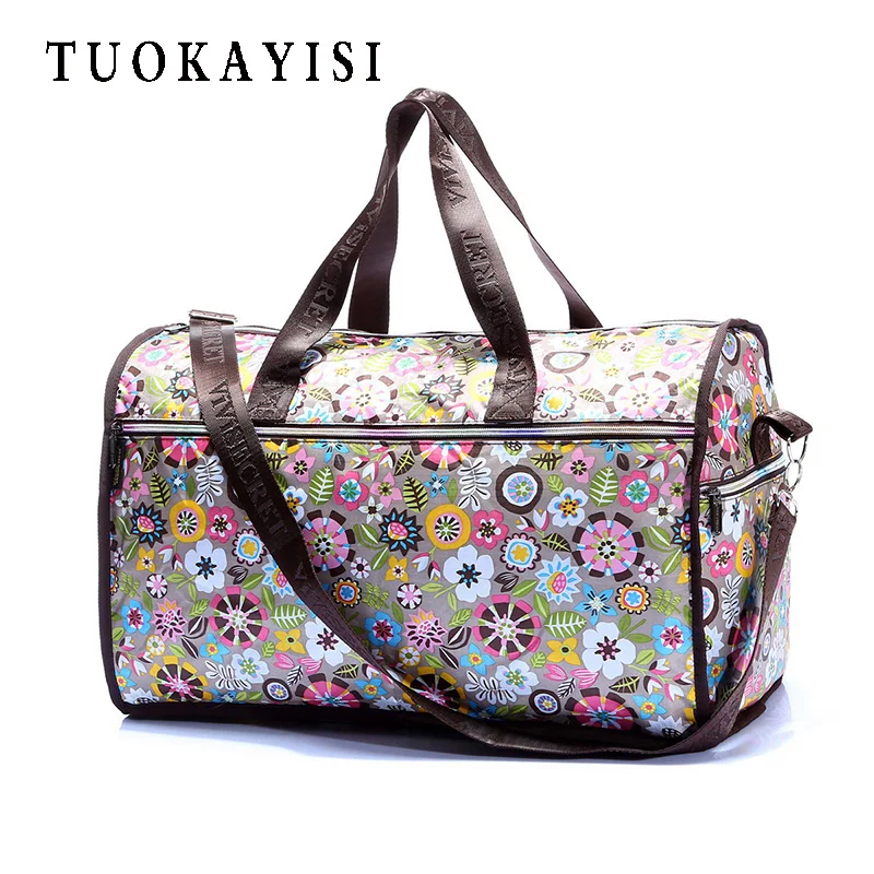 

Women's Luggage Travel Bags Hand Travelling Large Capacity Waterproof Packing Cubes Female Handbag Weekend Waterproof Wash