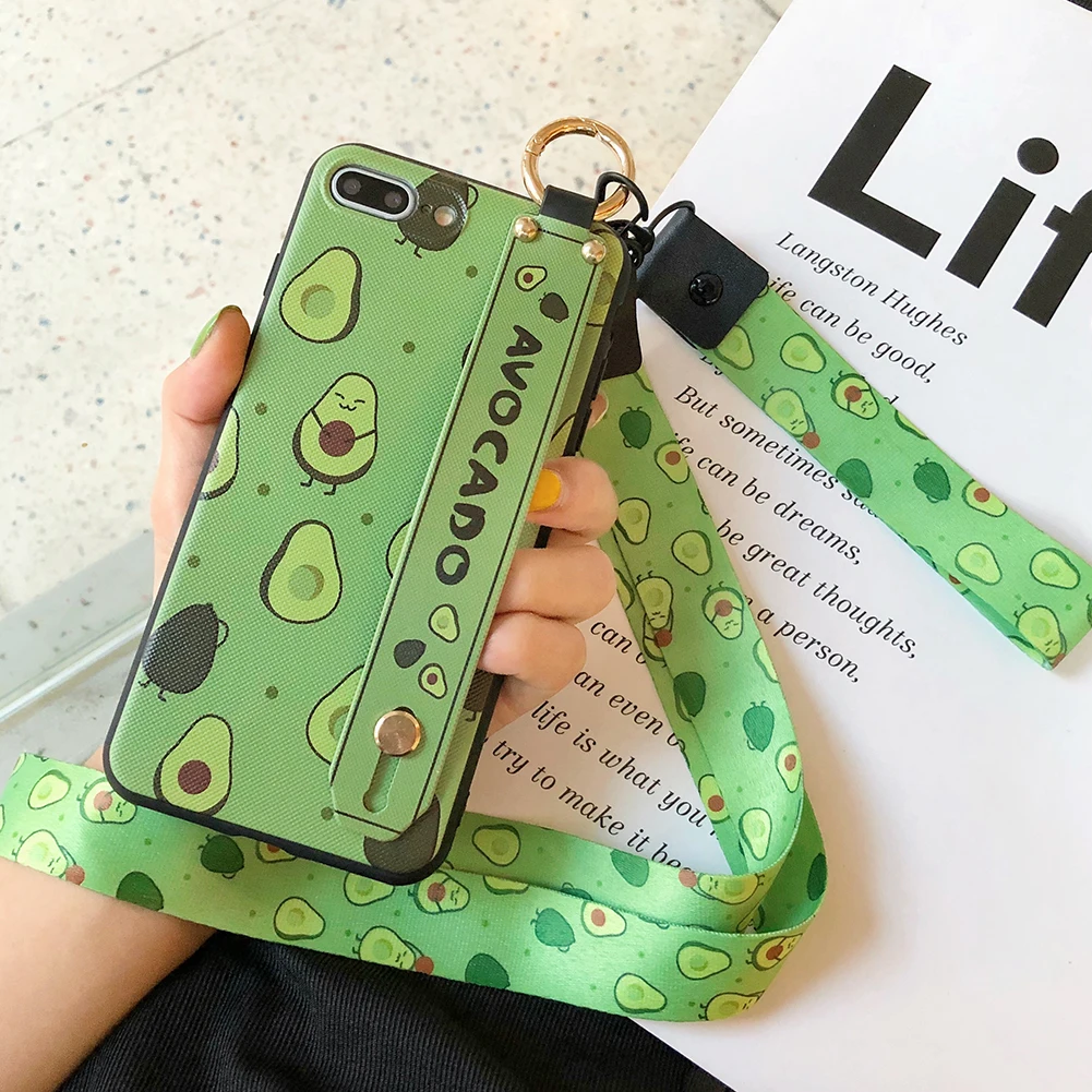 Summer Fruits Avocado Cases For iPhone XR XS Max 6 6S 7 8 Plus Soft TPU Back Cover Shell |
