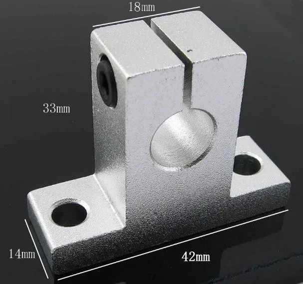 

Vertical aluminum bracket Screw support Fixed seat bearing block 8/10/12/13/16mm