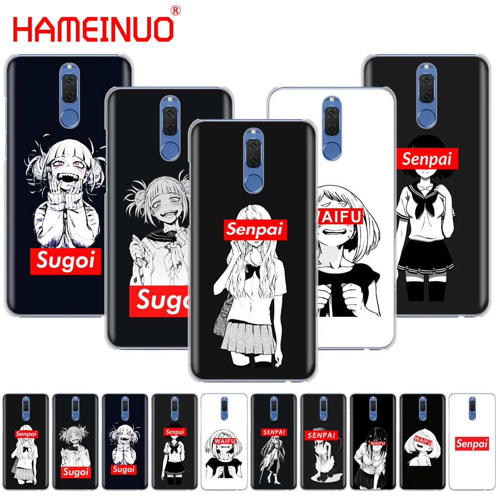 

HAMEINUO Sugoi Senpai Anime waifu Cover phone Case for Huawei NOVA 2 2S 3e PLUS LITE p smart 2018 enjoy 7s mate 7 8 9 10 pro