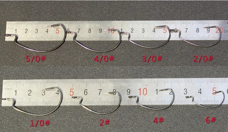Рыболовный мягкий крючок под червя качество высокоуглеродистой стали Рыболовный крючок Приманка мягкие приманки Крючки 6#-5/0# Лот 8 штук